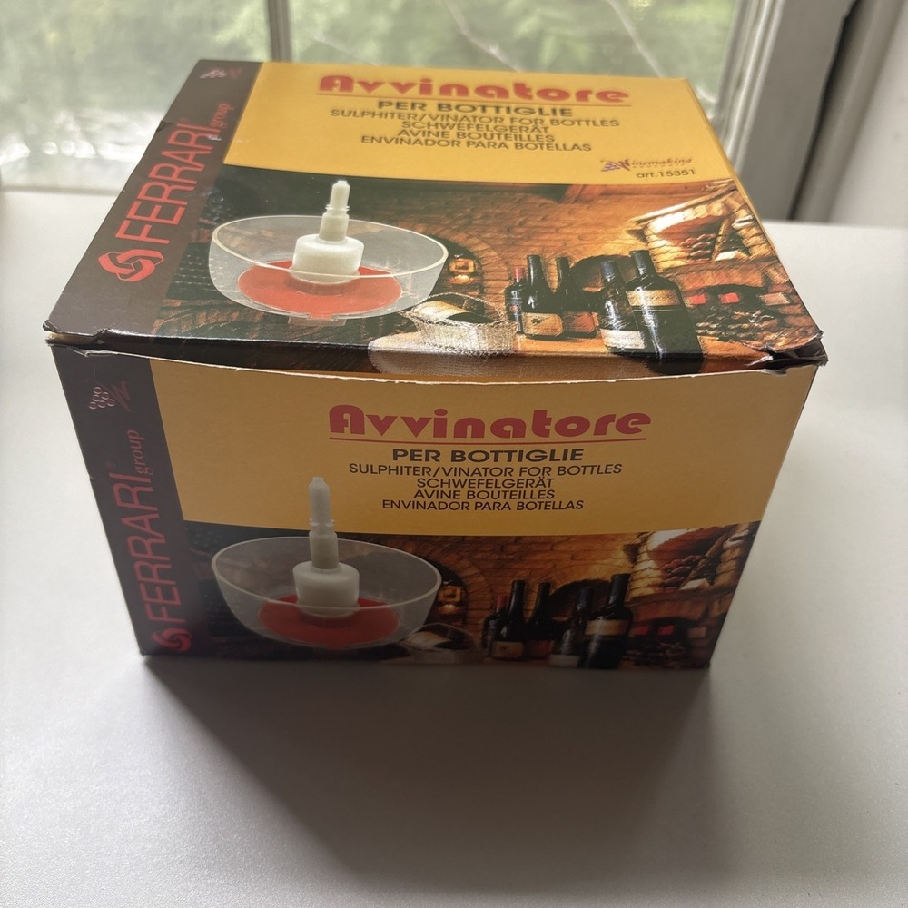 AVVINATORE Beer & Wine Bottle Rinser Sulfiter/Sanitizer,Bottle Sanitzier Sprayer